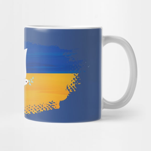 Ukraine Flag Ukrajina Ukrainian Kyiv by Hariolf´s Mega Store